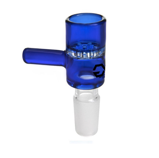 Glass Guru Bowl 14M Blue Handle